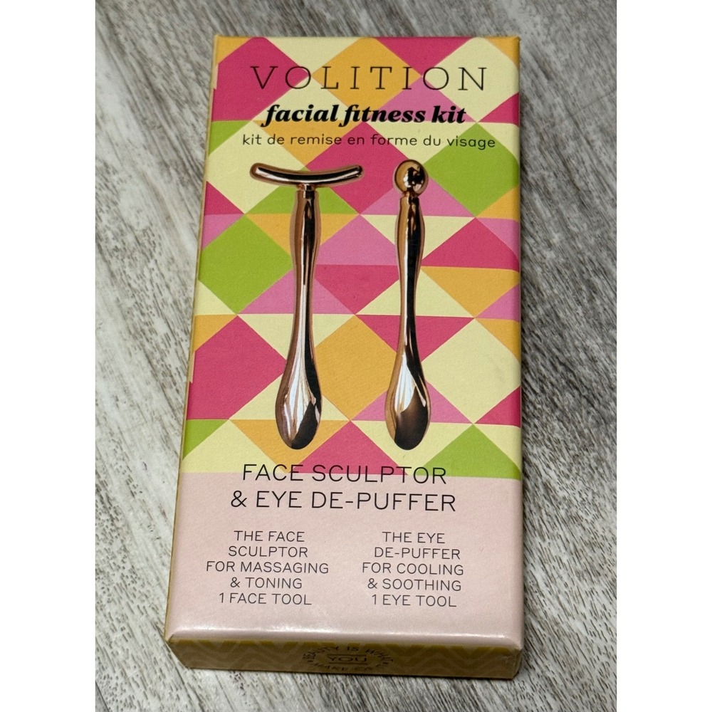Volition Facial Fitness Kit Face Sculptor & Eye De-Puffer Cooling